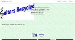Desktop Screenshot of guitarsrecycled.com
