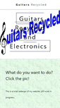 Mobile Screenshot of guitarsrecycled.com